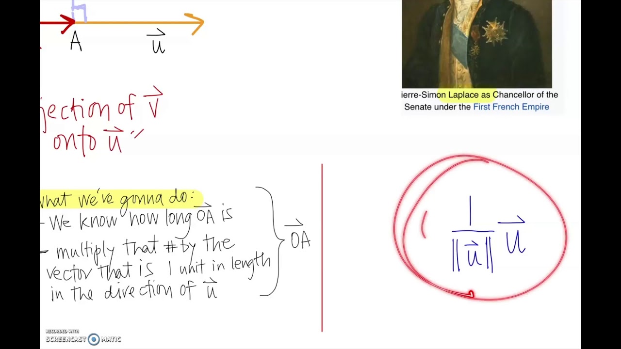 Linear Algebra Lecture 4.6:  Projections and Gram-Schmidt Orthogonalization Process