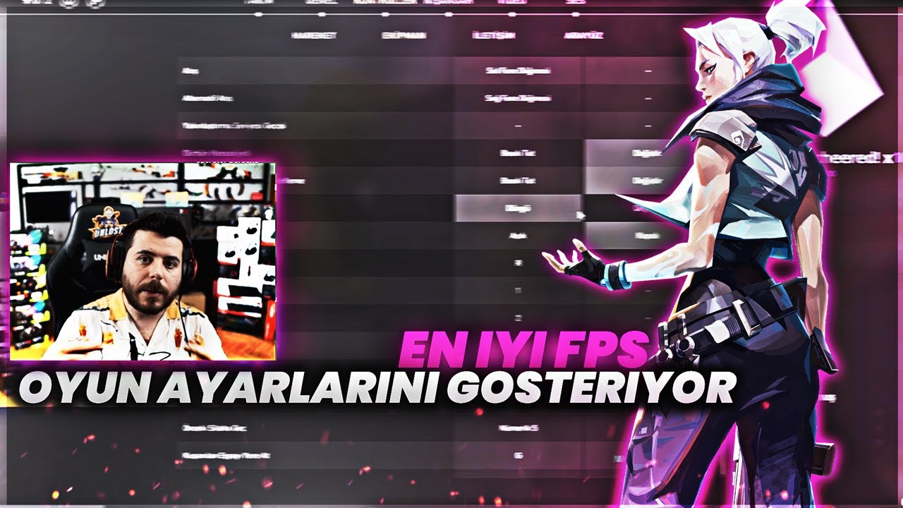 UNLOST VALORANT EN İYİ FPS VE OYUN İ&Ccedil;İN AYARLARINI G&Ouml;STERİYOR