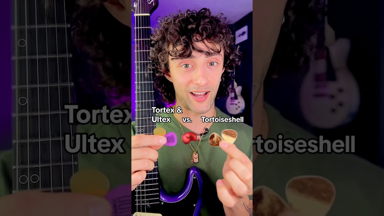 Synthetic Picks vs. REAL Tortoiseshell. 🎸