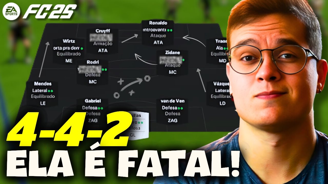 É por isso que a 4 4 2 está ABSURDA! Melhores táticas do FC 25