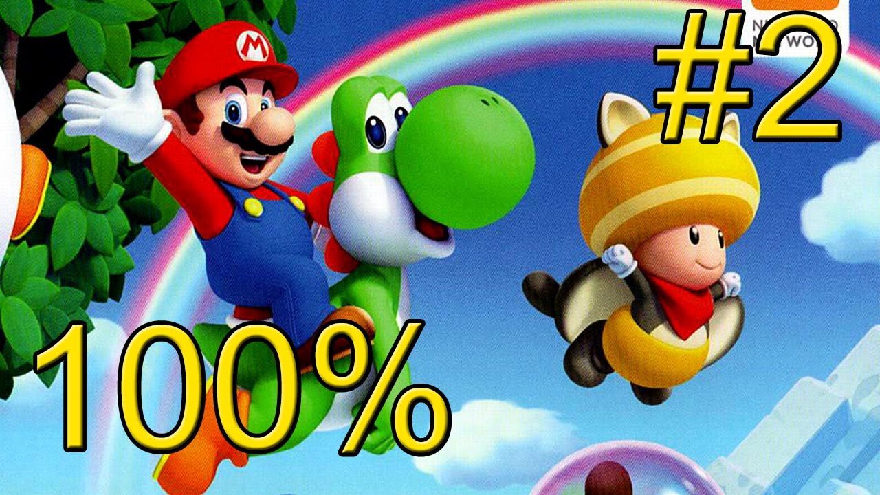 New Super Mario Bros U {Wii U} прохождение часть 2 — Долина Желудей #2 на 100%