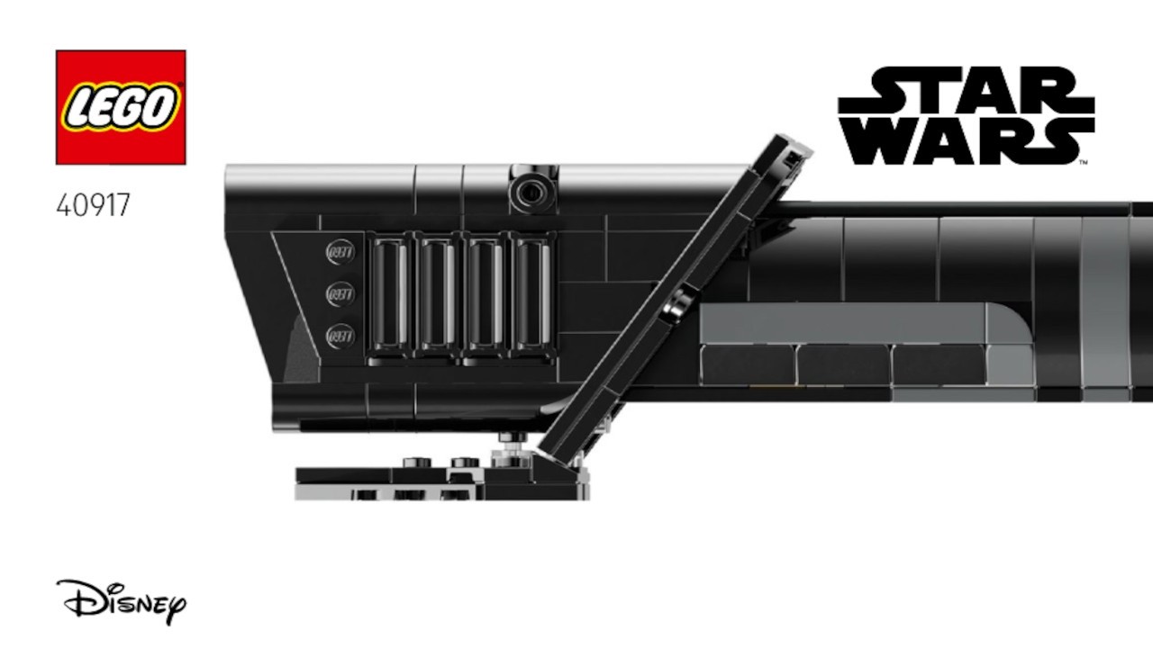 LEGO 40917 Instructions | Star Wars | The Darksaber | Promotional