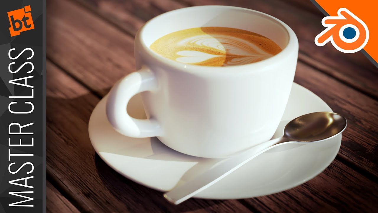 Masterclass de Shading y Render: Taza de Café (Blender)