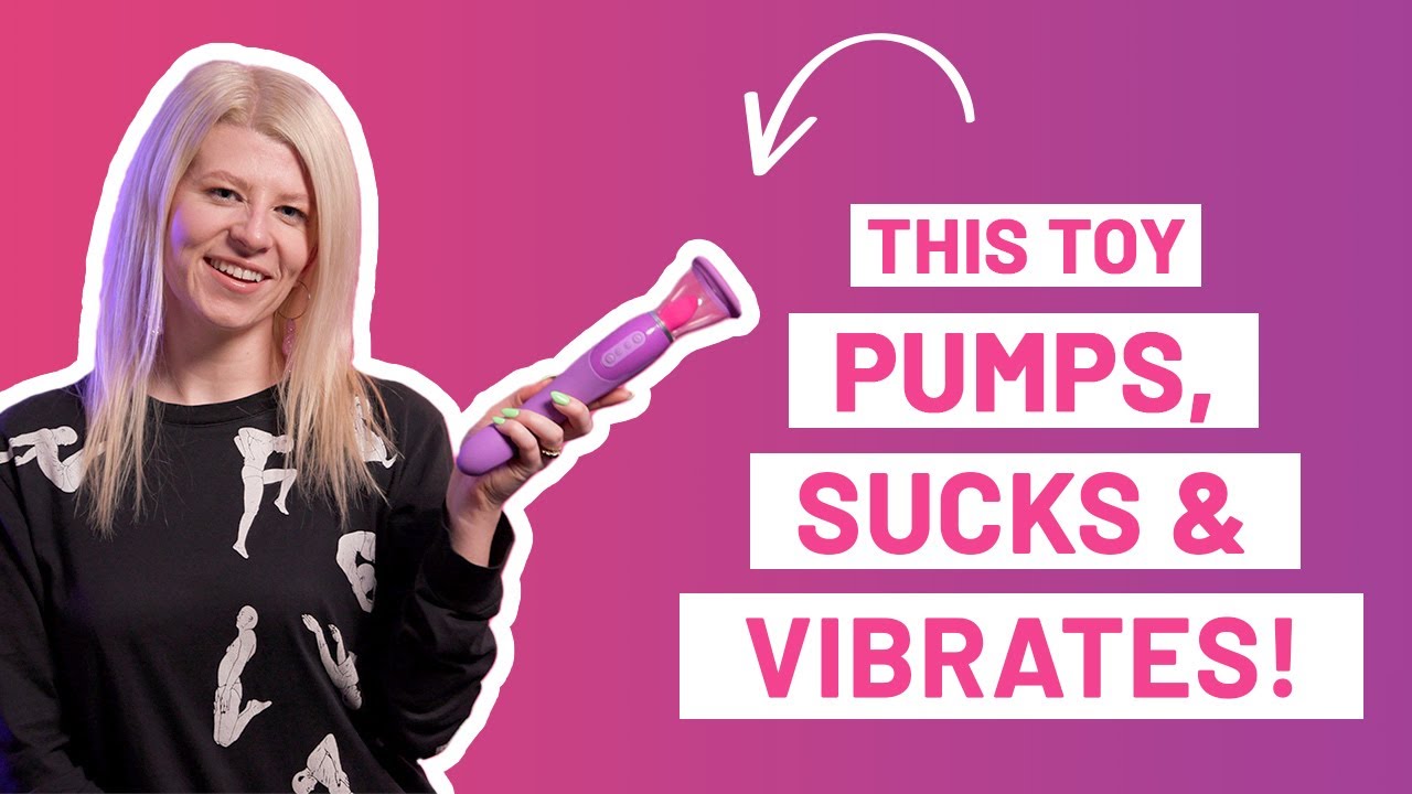 Quickies: The Fantasy For Her Ultimate Pleasure is a vibrator, a vulva pump and a tongue vibe!