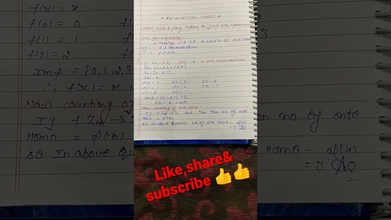 how to check onto homomorphism & how to count onto homomorphism