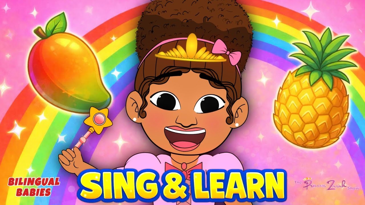 Learning Songs for Kids | Colors & Fruits | Princess Zarah Show Compilation (10+ Minutes)