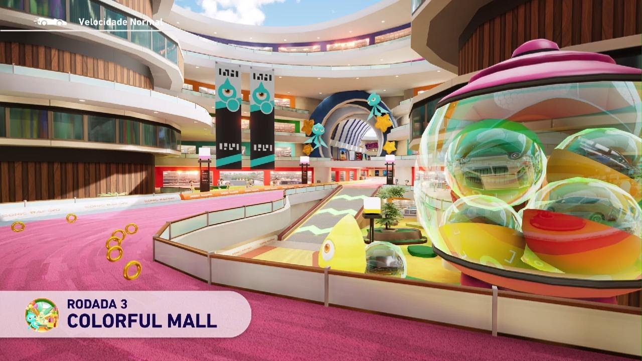 Sonic Racing: CrossWorlds Colorful Mall