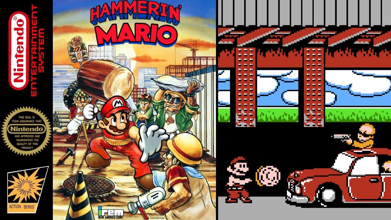 Hammerin' Mario - Hack of Hammerin’ Harry [NES]