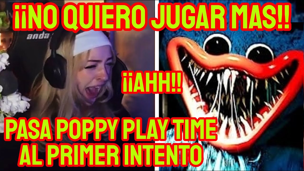 SYLVEE JUEGA POPPY PLAY TIME POR PRIMERA VEZ + SE ASUSTA UN MONTÓN CON HUGGY WUGGY