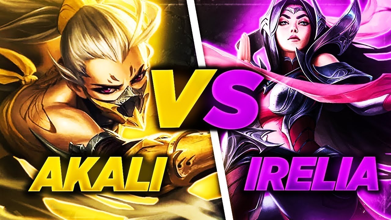 Irelia vs Akali full game