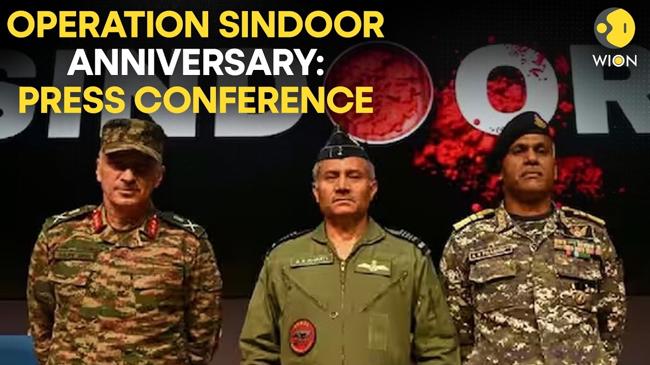 Operation Sindoor Press Conference LIVE: India Marks One Year Of Op. Sindoor | WION Live