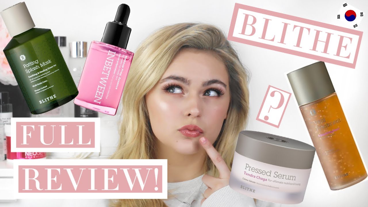 MOST INNOVATIVE SKINCARE EVER?! Full review of BLITHE Korean Skincare!