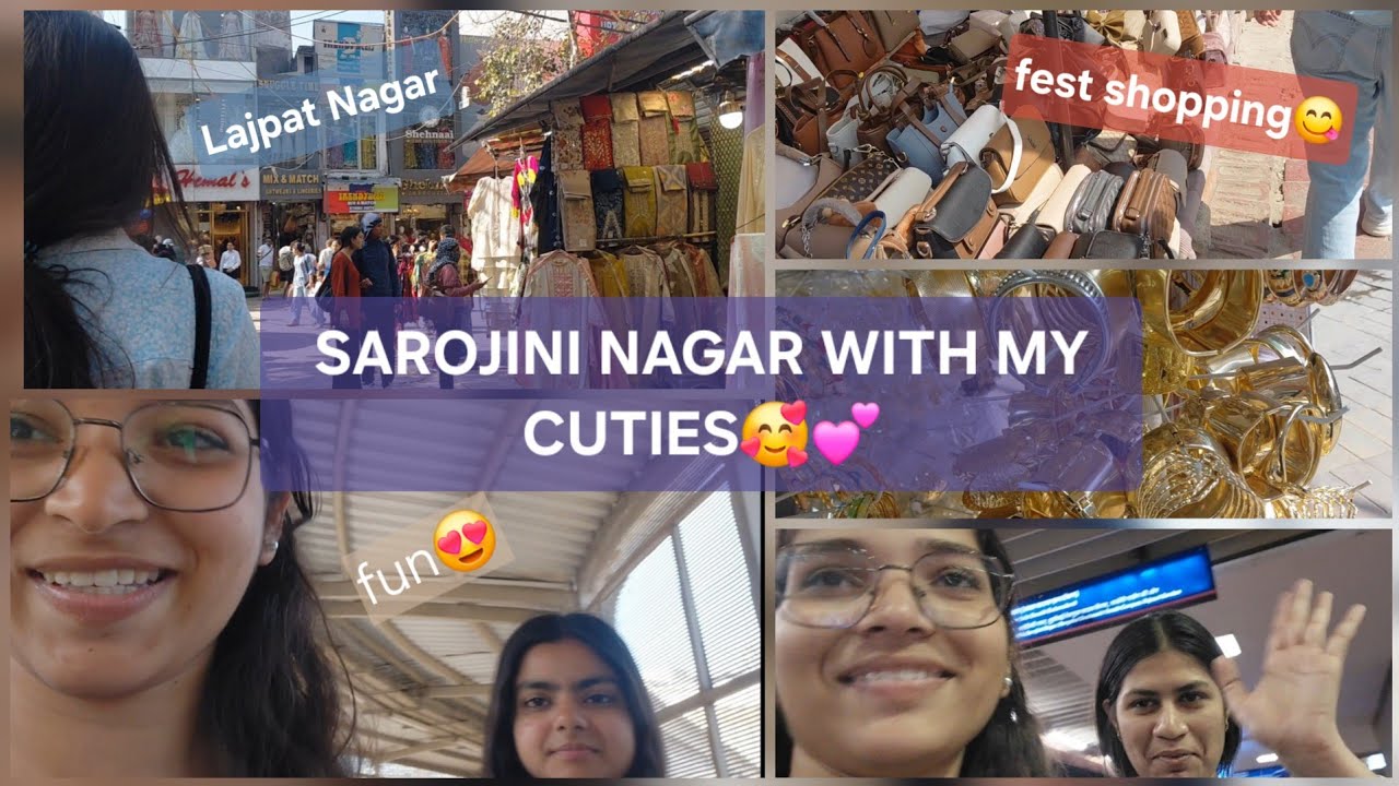Sarojini Nagar Diaries with My Cuties 🌸 || @SrishtiSinghVlogs07 
