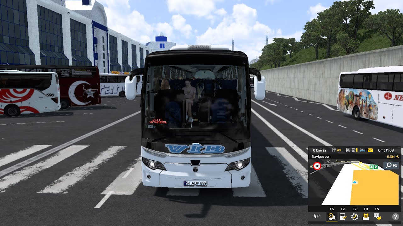 İSTANBUL'DAN SAKARYA'YA GİTTİK. ESENLER'DEN ÇIKIP DUDULLU'YA UĞRADIK (1) #yolcudurarda #otobüs #ets2
