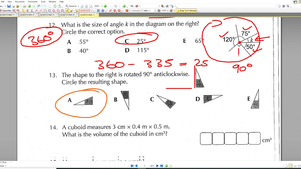 11+ Maths Test 16 Quick Q CEM 10 to 11 years