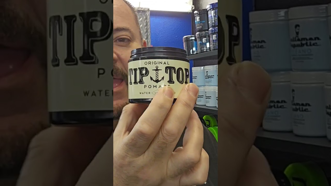 TIP TOP Original Water Based Pomade 4.25oz #barber #haircolortutorial #barbershop #haircolortips