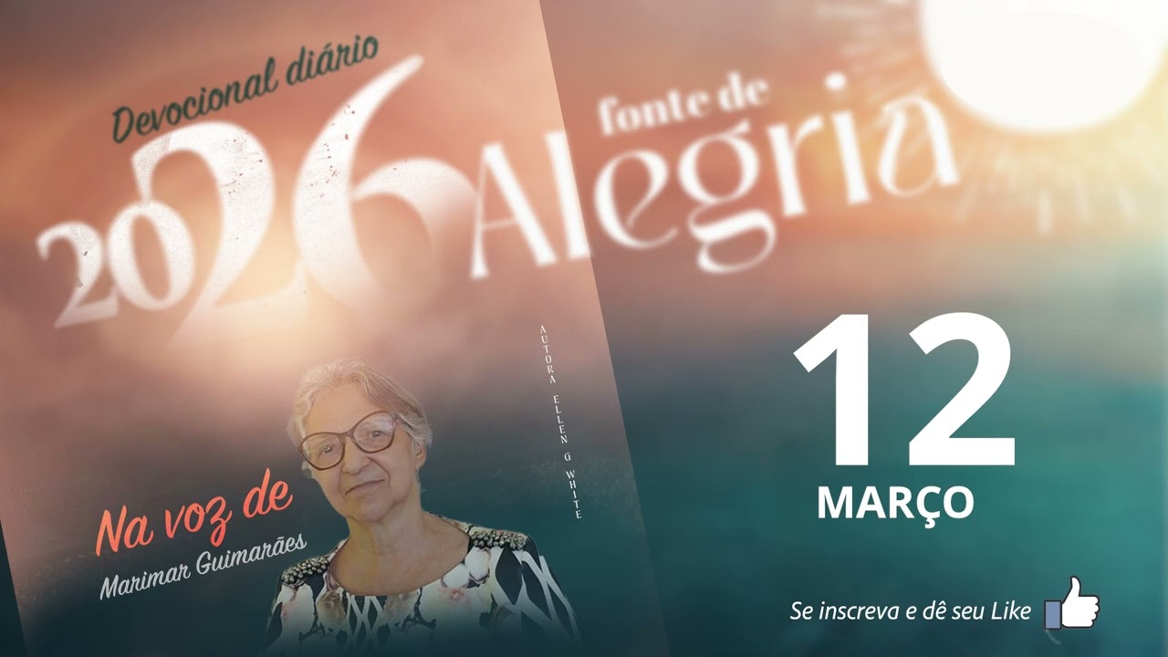 MEDITAÇÃO DIÁRIA 12 DE MARÇO  A NATUREZA OBEDECE À SUA VONTADE