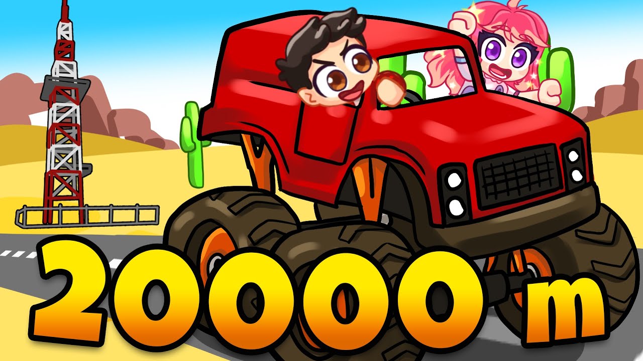 20,000 METRÓW MONSTER TRUCKIEM! 💪🚗