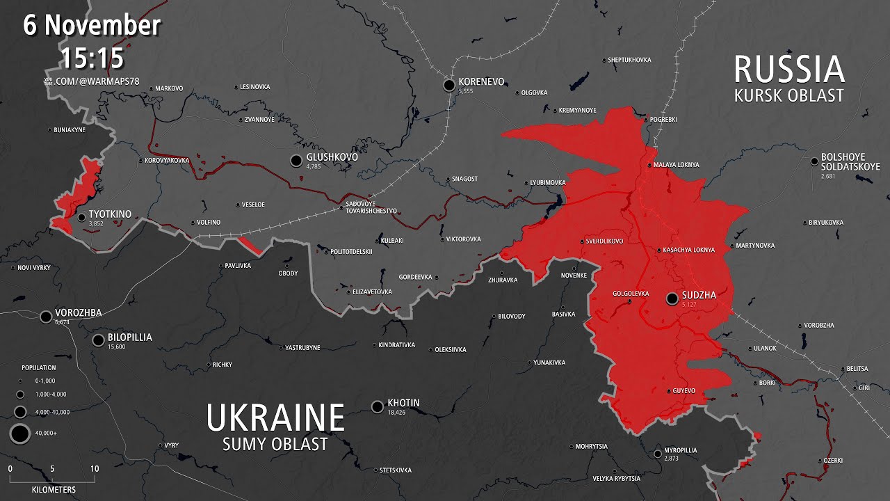 Ukraine Invasion of Russia: Kursk Attack &ndash; Every Day [Aug 6 - Nov 6]