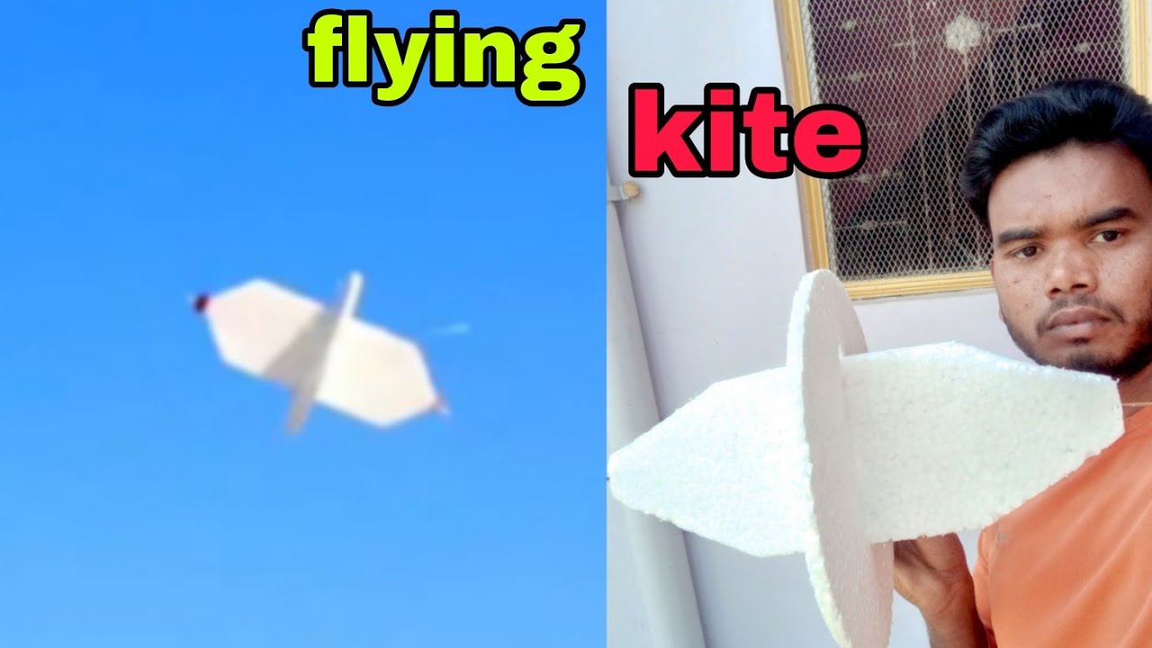 How to make thermacol kite at home 100%flying 