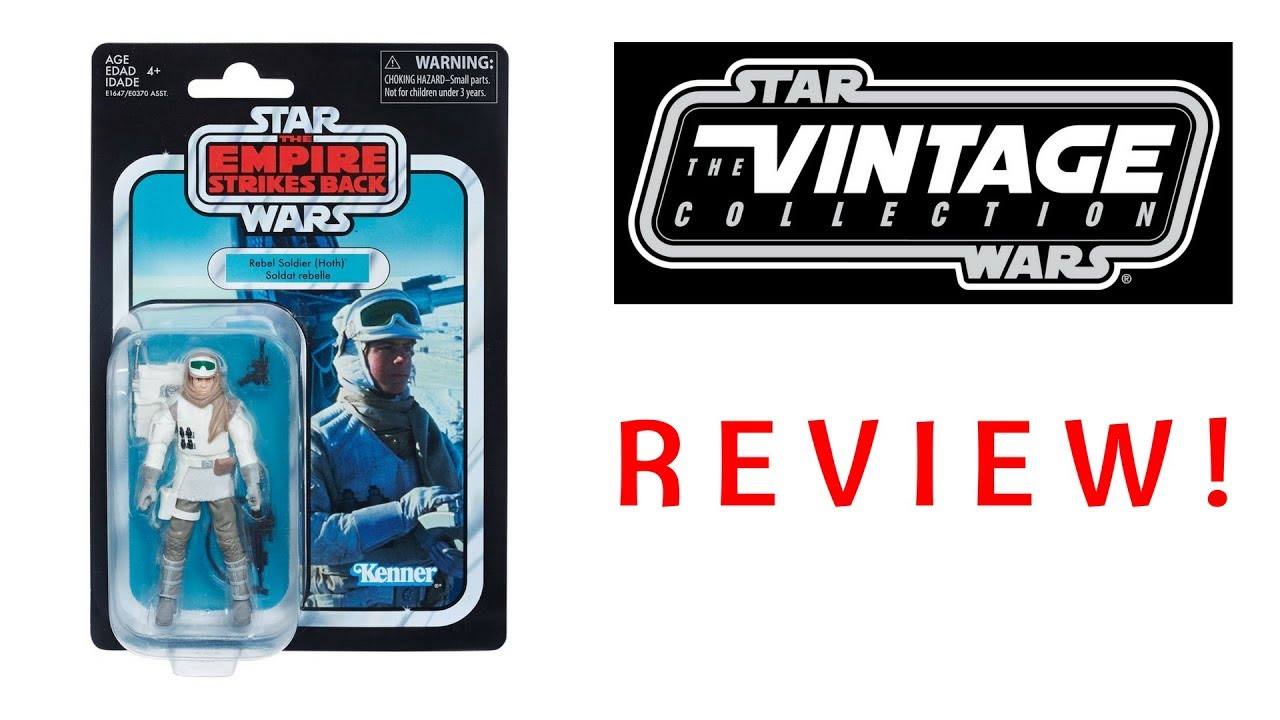 Rebel Soldier (Hoth) Star Wars Vintage Collection Review | VC120