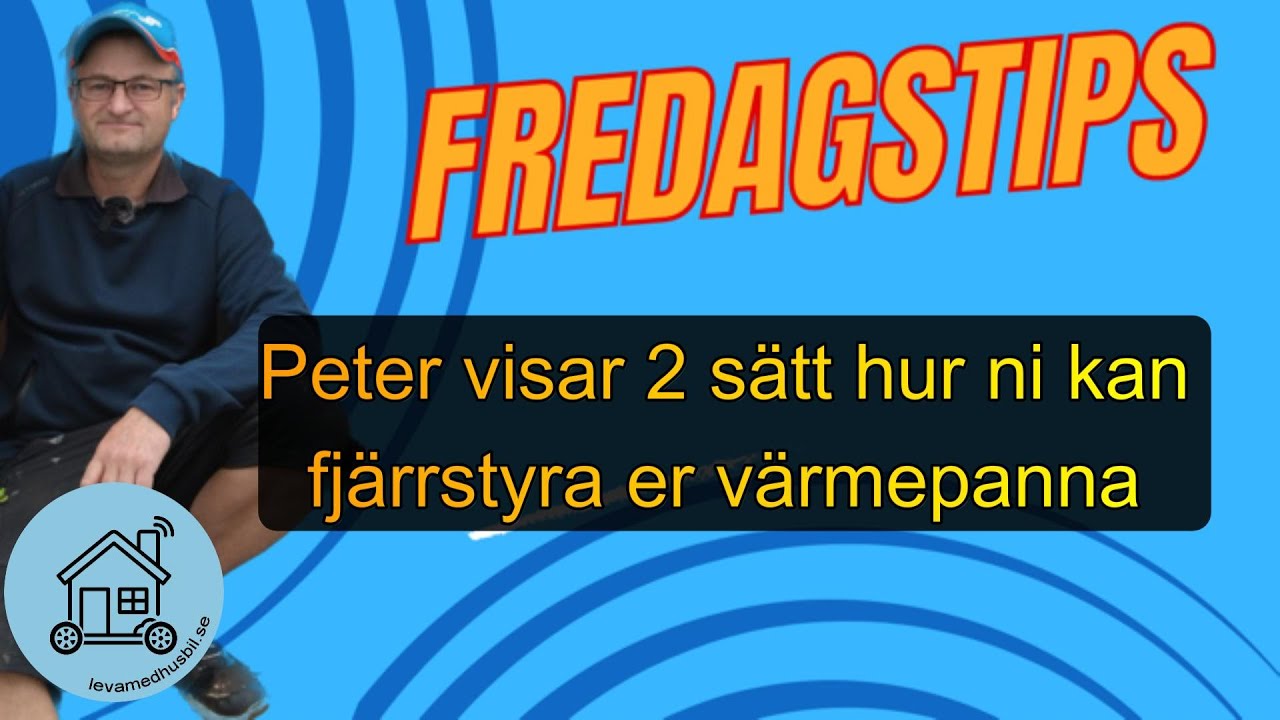 Vill ni kunna fjärrstyra er värmepanna?  Peter visar er 2 olika sätt att fixa det på