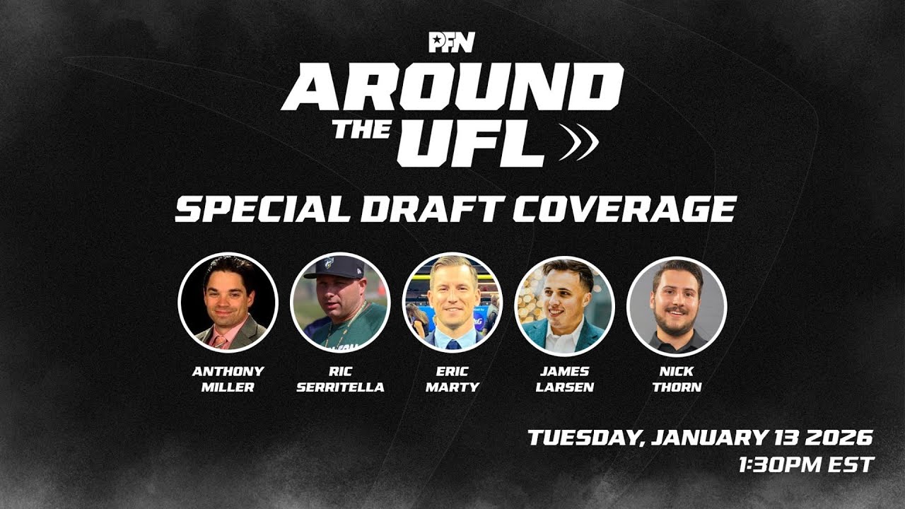 LIVE UFL DRAFT COVERAGE - Day One + Quarterbacks | Around The UFL