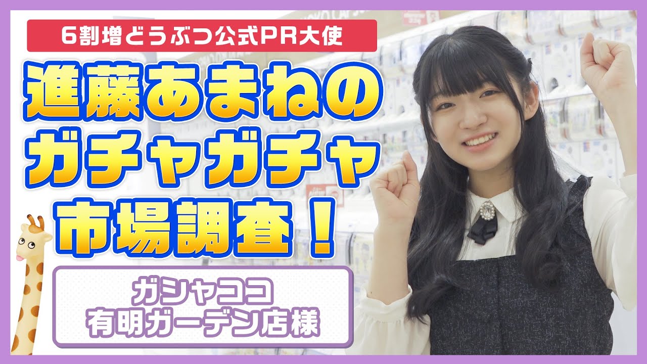進藤あまねのガチャガチャ市場調査　inガシャココ有明ガーデン店【TAMA-KYU contents studio】