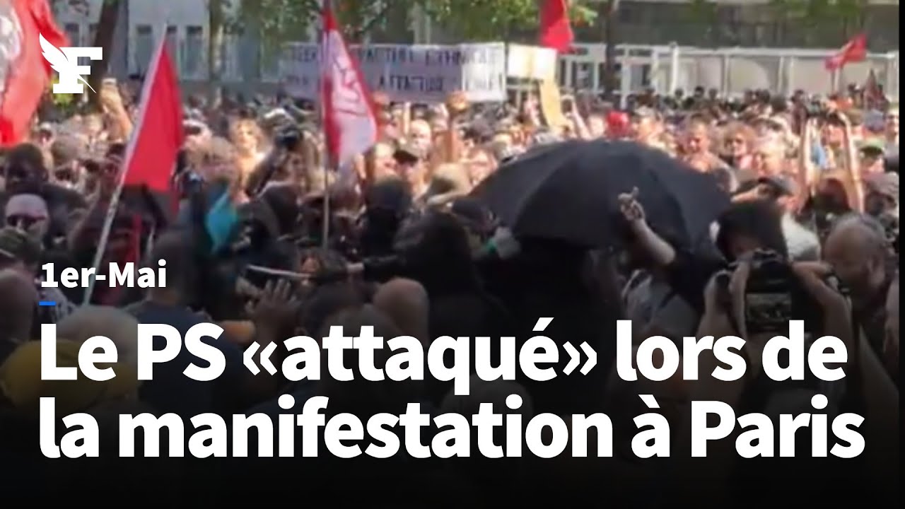 1er-Mai : le stand parisien du PS saccagé par des militants d'extrême gauche