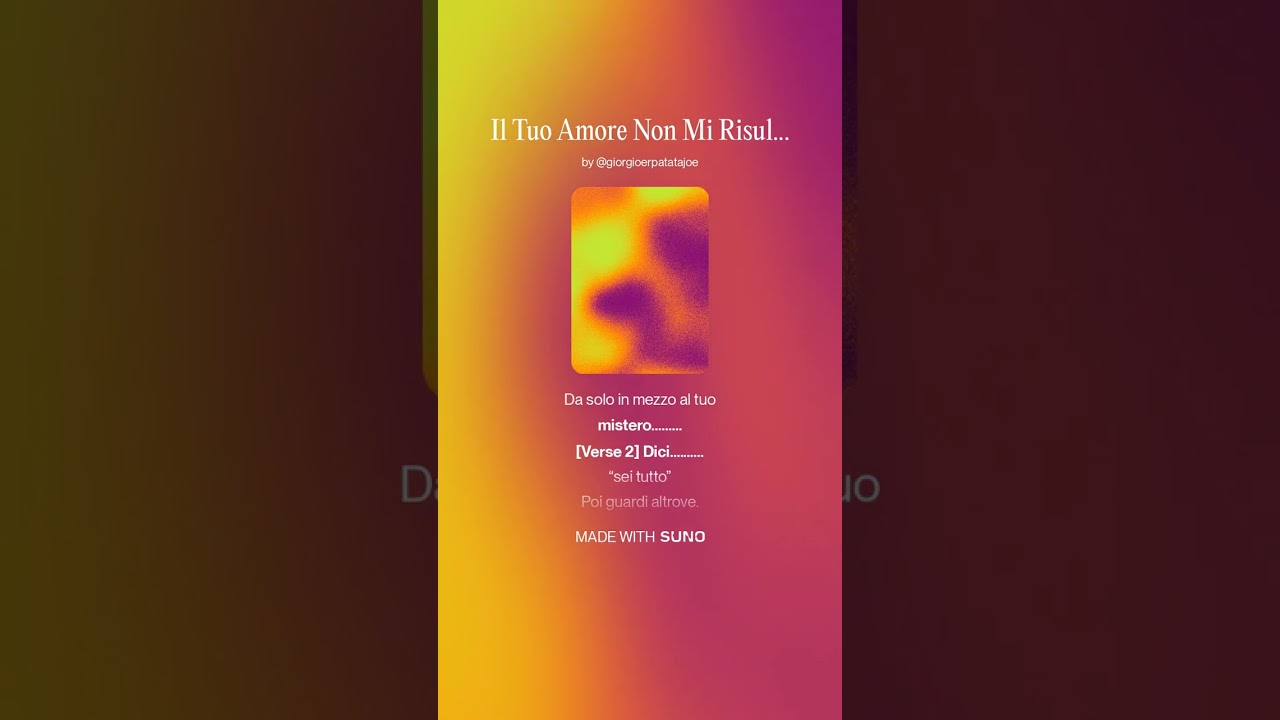Il Tuo Amore Non Mi Risulta #musica #cantantiitaliani
