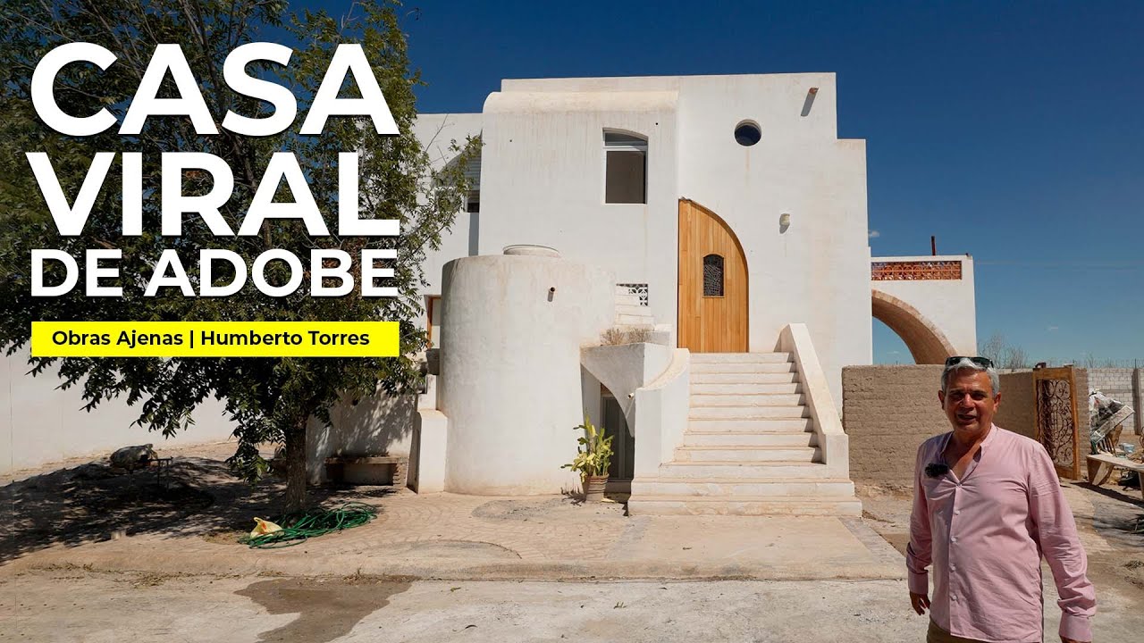 CASA BLANCA de ADOBE en el DESIERTO | Obras Ajenas | Humberto Torres