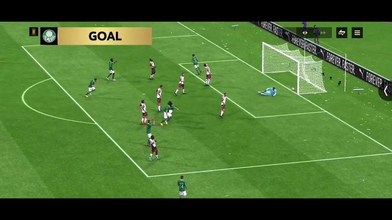 Palmeiras Vs flamengo FC mobile conmebol libertadores gameplay 