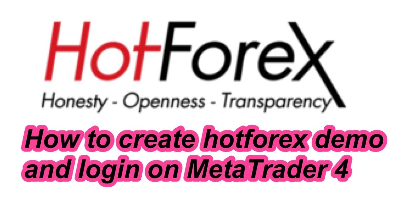 How to create demo account in hotforex