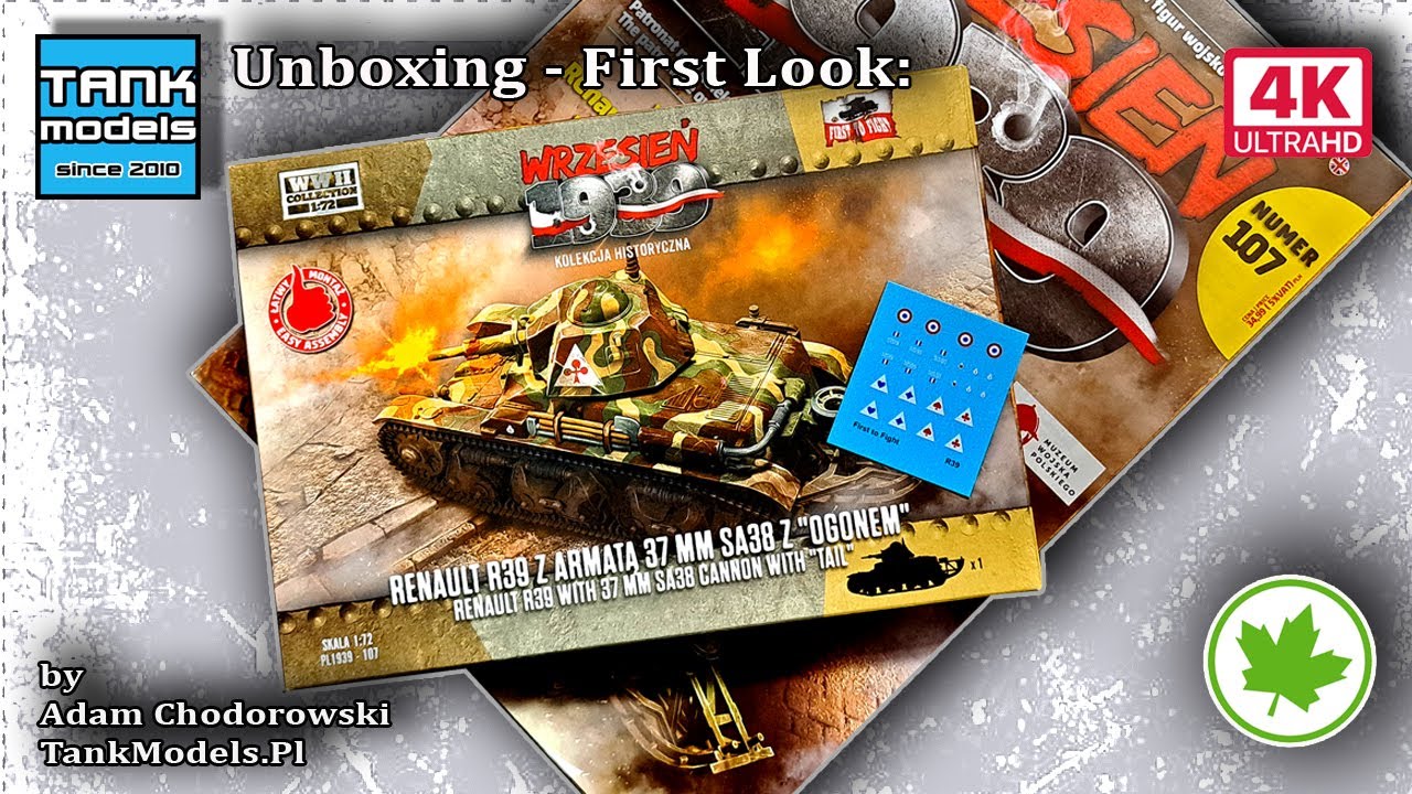 Unboxing 270 - First Look - Renault R39 w/Tail - FTF PL1939-107