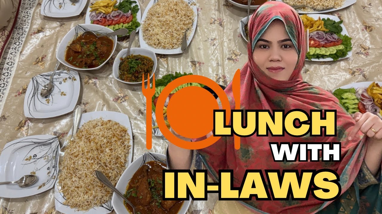 LUNCH WITH IN-LAWS || EID GATHERING || FAMILY VLOG✌️