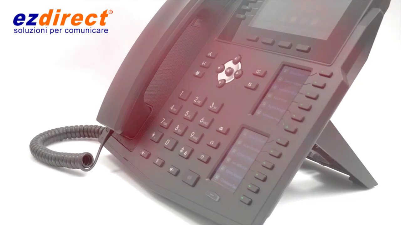 Telefono IP SIP Fanvil X6U unboxing e funzioni  bluetooth