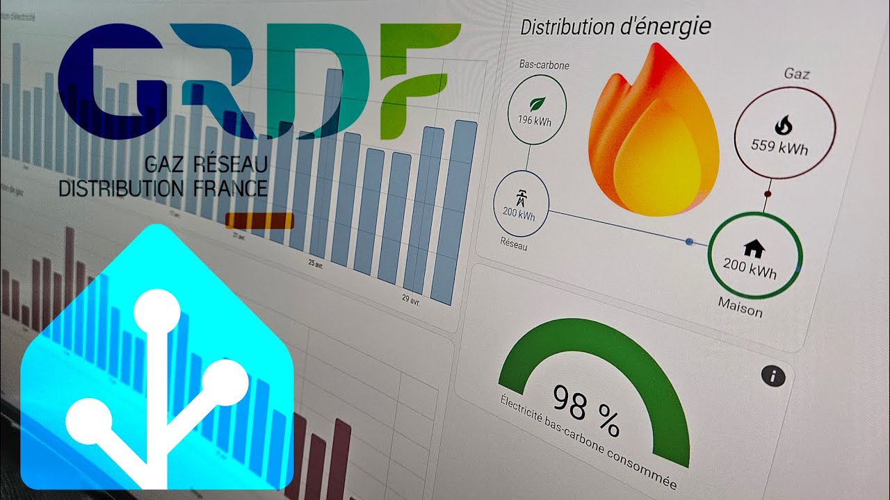 Intégrer GRDF dans Home Assistant 🔥🏠 pour suivre sa consommation de gaz ... et économiser !