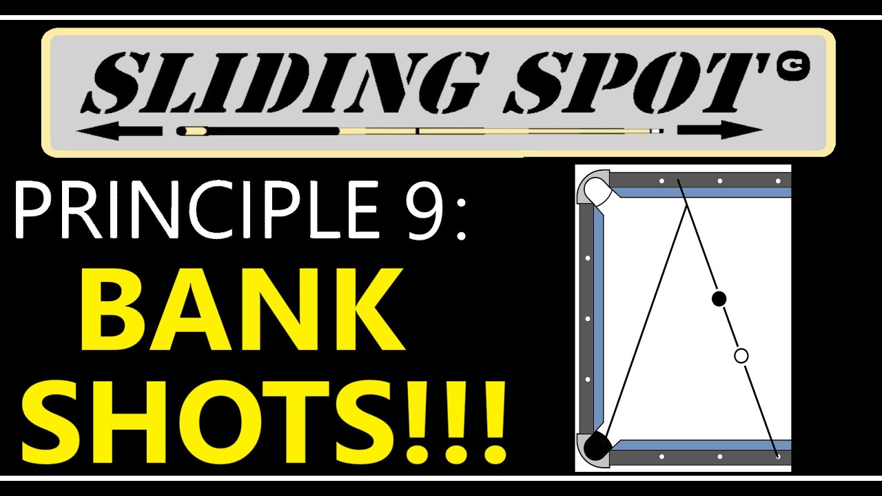 Principle 9:  BANK SHOTS!!!
