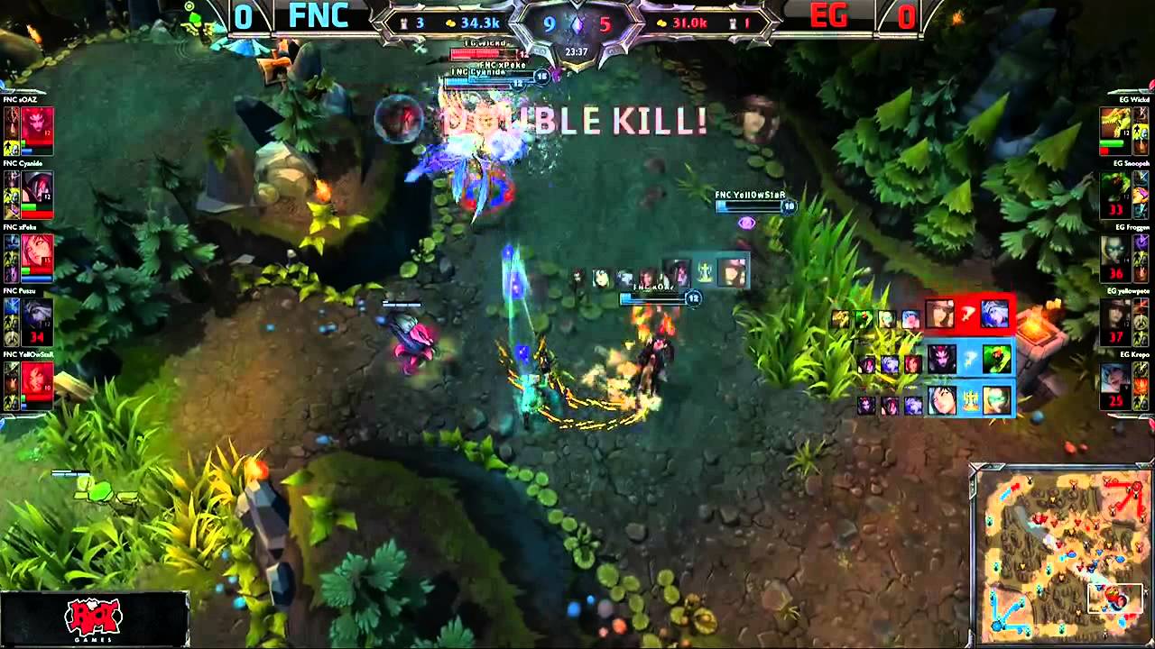 FNC vs EG | Fnatic vs Evil Geniuses Game 1 | European LCS Playoffs Semifinals | GamesCom 2013