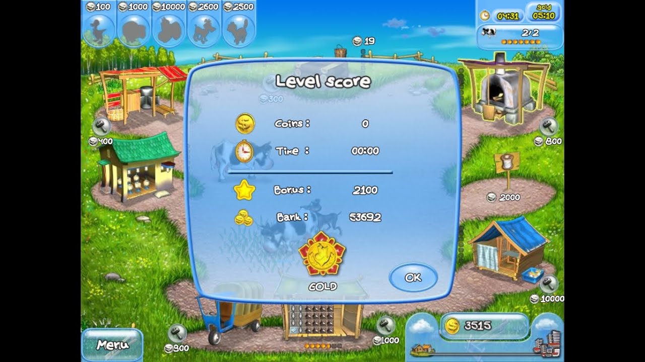 Farm Frenzy only GOLD (Third column 1) Веселая ферма (Третья колонка 1) Золото