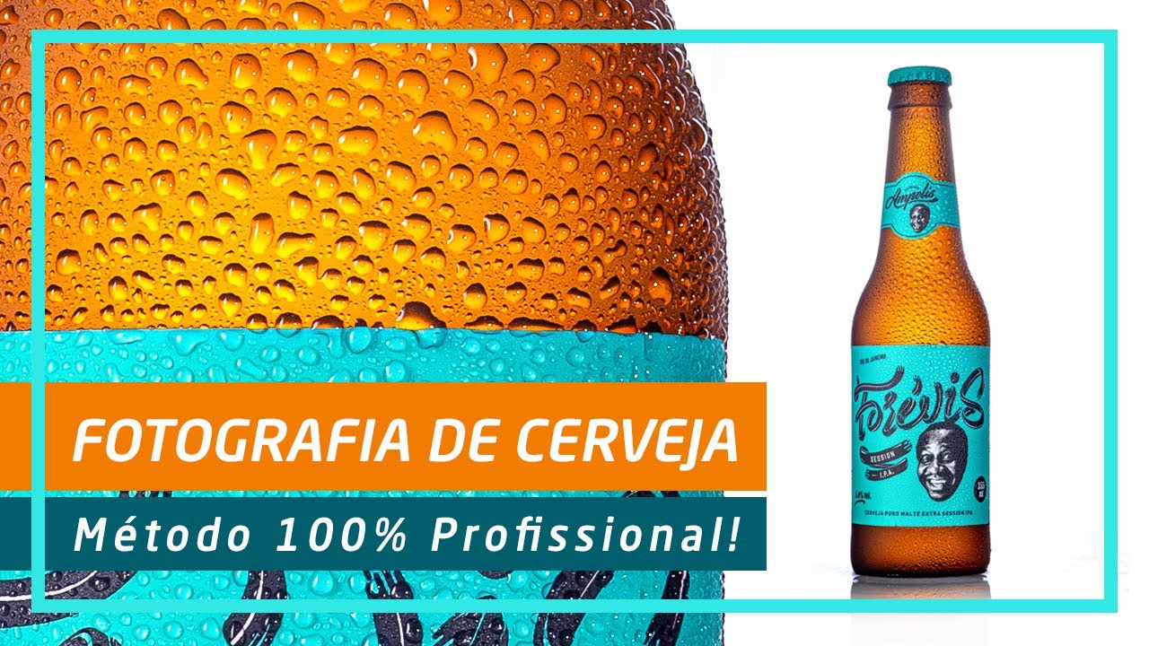 Fotografando Garrafa de Cerveja com Método 100% Profissional.