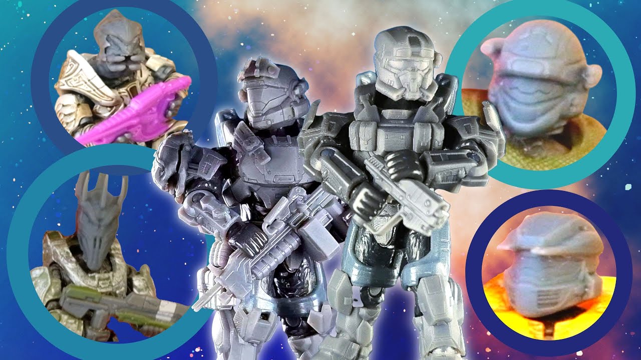 Halo 3D Printing has EVOLVED! LS3D Mega Construx Showcase