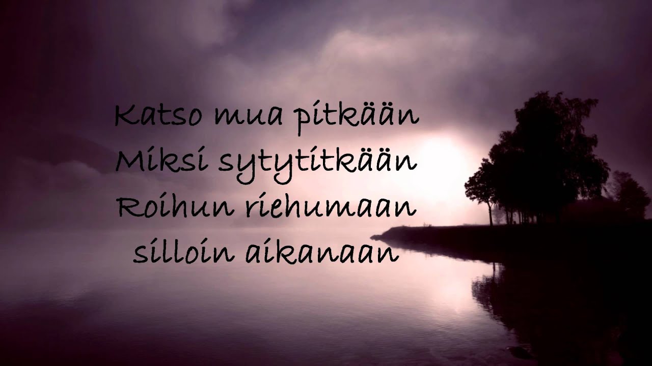 Lauri T&auml;hk&auml; - Polte with lyrics