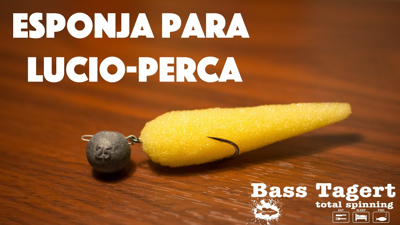 Esponja para pesca ao Lucio-perca. Sponge Bait.