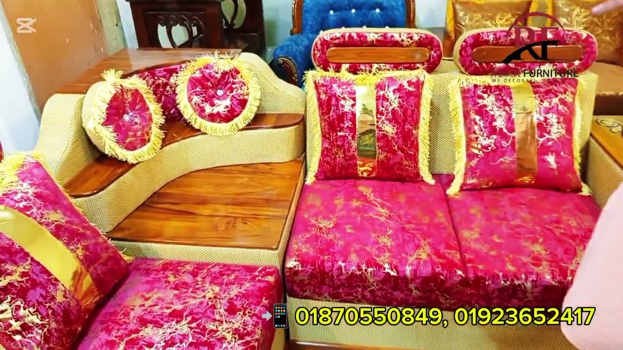 মাএ ২১ হাজার টাকা সেগুন কাঠের কর্নার সোফা সাথে ২০ বছরের গ্যারান্টি।