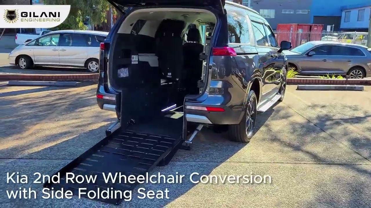 Kia 2nd Row Wheelchair Conversion with Side Folding Seat | Gilani Engineering