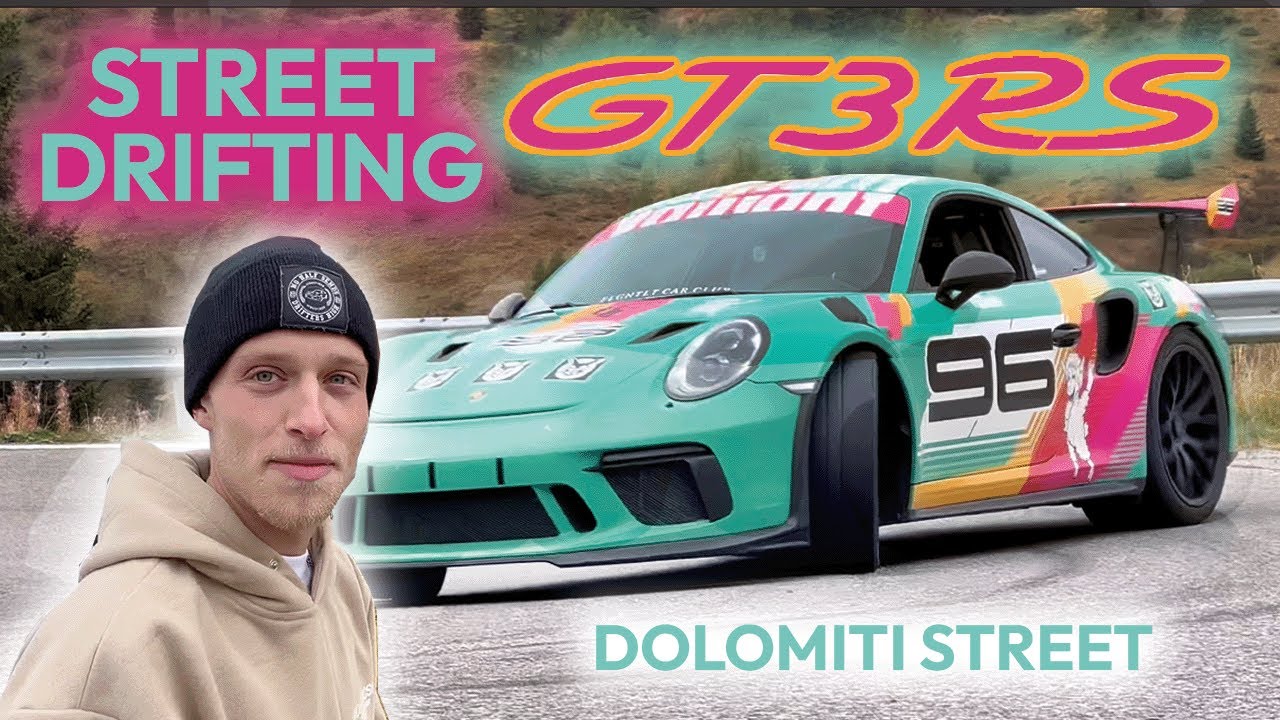 STREET DRIFTING my GT3RS in the Mountains - Sound, Drifts & Donuts - Dolomiti Street - OG Schafechen