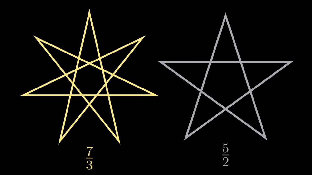 Stars have a fractional number of sides #some2
