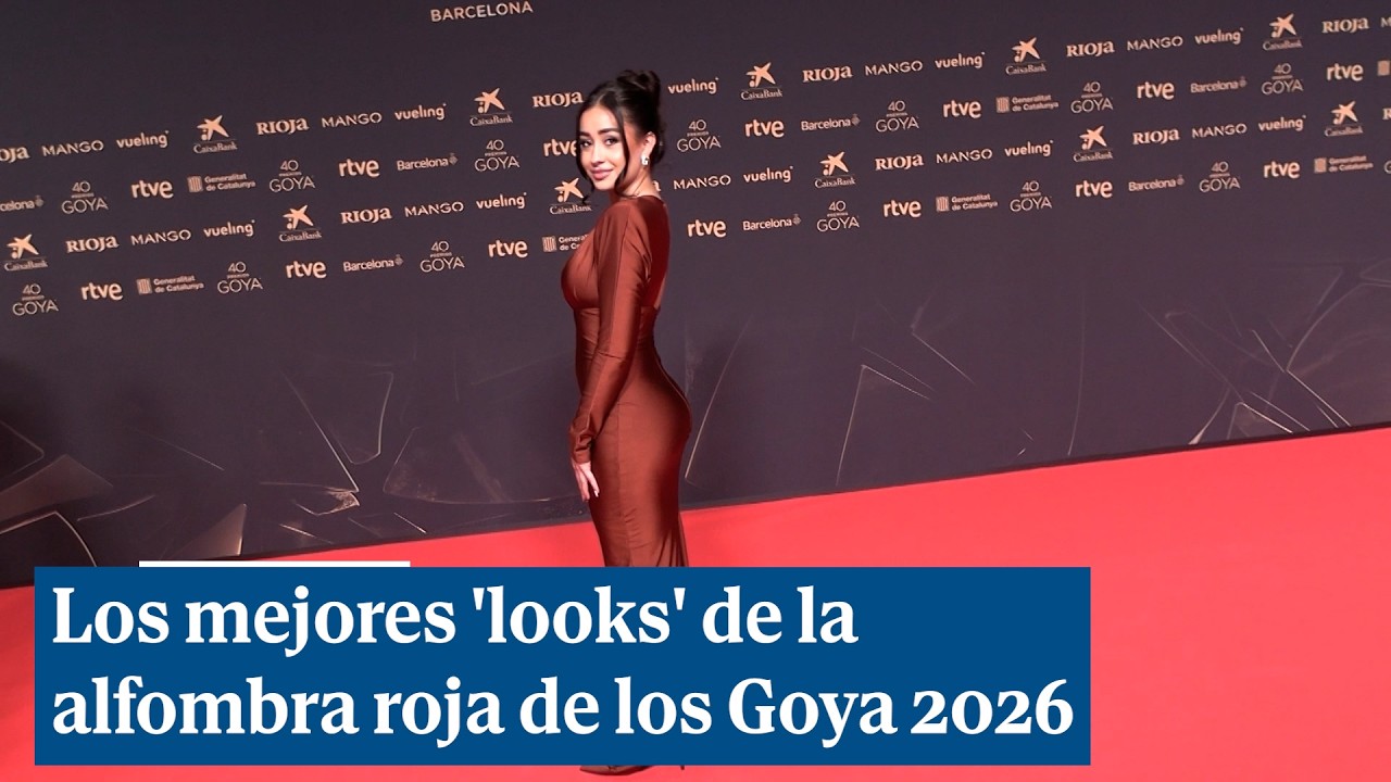 Los mejores 'looks' de la alfombra roja de los Goya 2026