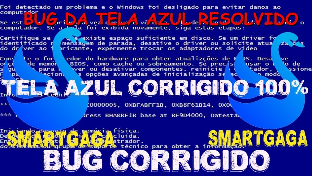 [TUTORIAL 2020] COMO RESOLVER O ERROR DA TELA AZUL NO SMARTGAGA 100% FUNCIONAL - SOLU&Ccedil;&Atilde;O DEFINITIVA